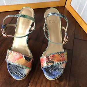 Stuart Weitzman Multi Colored sandals